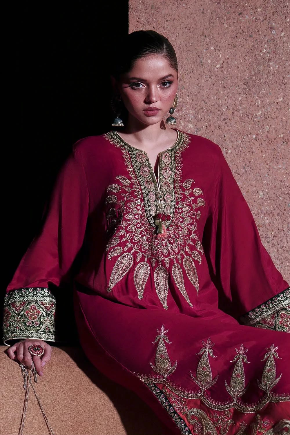 KAFTAN LUXURY 2PCS UNSTITCHED